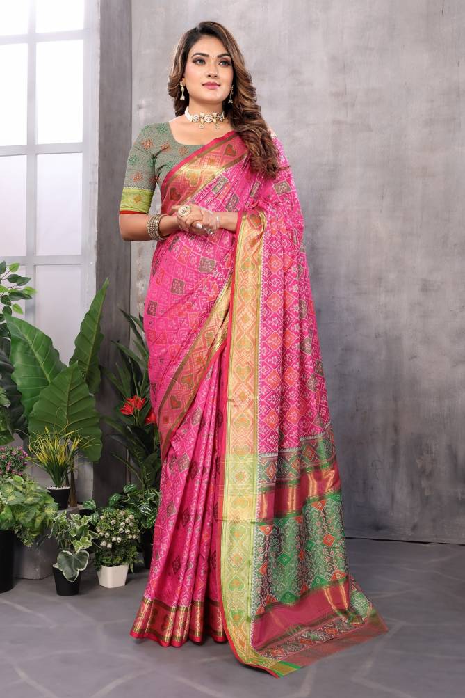 SRC Raanisa Designer Patola Silk Wedding Sarees Wholesale Shop In Surat